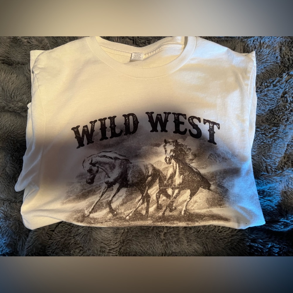 White “Wild West” T-Shirt